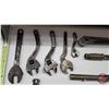 Image 2 : Vintage Tool Grouping : Pipe Reamer; Pipe Wrenches; Crescent Wrenches; etc! (SEE PICS!)  (Important: