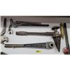 Image 3 : Vintage Tool Grouping : Pipe Reamer; Pipe Wrenches; Crescent Wrenches; etc! (SEE PICS!)  (Important: