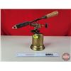 Image 1 : Brass Blow Torch "BUTLER" w/Soldering Iron (10-1/2"H) (Note: Tank Cracks)  (SEE PICS!)  (Important: 