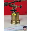 Image 2 : Brass Blow Torch "BUTLER" w/Soldering Iron (10-1/2"H) (Note: Tank Cracks)  (SEE PICS!)  (Important: 