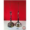 Image 1 : Lantern Combo (2) : Coleman & American Ready-Lite (Both Measures: 28-3/4"H) (SEE PICS!)  (Important: