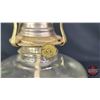 Image 8 : Coal Oil Finger Lamp : Clear : White Flame Burner (Measures Total with Chimney : 18-3/4"H) (SEE PICS