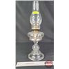 Image 1 : Coal Oil Lamp : Clear : P&A Burner (Measures Total with Chimney : 19"H) (SEE PICS!)  (Important: All