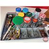 Image 2 : George's Repairs & Tinkering  Repair Tray : Fasteners; Screws; Bits; Screwdrivers; Square Nails; Sta