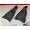 Image 1 : Skin Diver Flippers (Medium) (18"L) (SEE PICS!)  (Important: All Items in this Auction Sale are loca