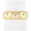 Image 1 : Classic 14k Gold 6mm Wide Domed Polished w/ Milgrain Stackable Wedding Band Ring