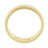 Image 5 : Classic 14k Gold 6mm Wide Domed Polished w/ Milgrain Stackable Wedding Band Ring
