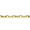 Image 7 : (2) Vintage 18k Gold Interlocking Textured Twisted Wire w/ Diamond Bracelet Set
