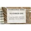 Image 3 : PALLET OF EVANESCENCE SERIES FE-EVMOS-GRE 0.5"X6" GLAZED CERAMIC MOSAIC TILES