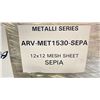 Image 3 : PALLET OF METALLI SERIES ARV-MET1530-SEPA SEPIA TILES (12"X12" MESH SHEETS, APPROX. 858 PIECES)