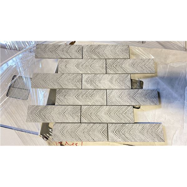 PALLET OF TMS MOSAIC TILES FE-GRVBRI-GR