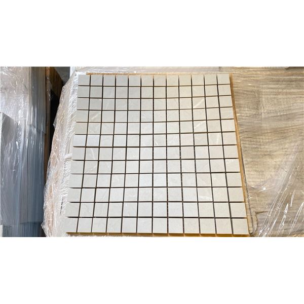 PALLET OF GRUPPO ROMANI GEMME SERIES SE-GEMMOS-GRE  MOSAIC TILES 30 X 30