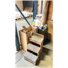 Image 3 : CONTENTS OF SHIPPING OFFICE - 5 ROLLS OF CARDBOARD PACKING SUPPLIES, 3 ROLLS OF BUBBLE WRAP,