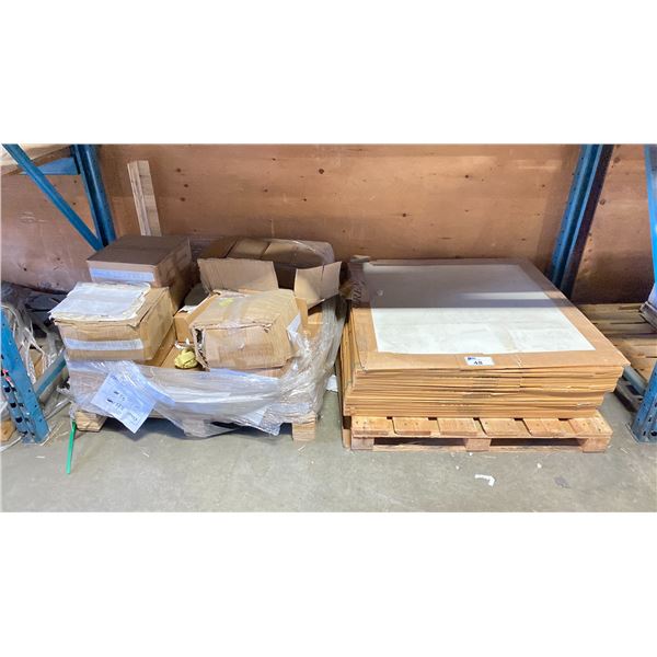 PALLET OF ASSORTED TILES - ARV-PEB12-NAT-BLK 12" X 12" TILES - 11 PCS / 1.023 SQ.M PER