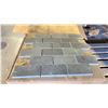 Image 2 : 6 BOXES OF SLATE BLACK NATURAL MOSAIC TILE 5 X 10 X 1CM (APPROX. 10 PCS. PER BOX)