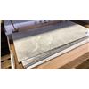 Image 2 : WHITE CERAMIC WALL TILES 400 X 800MM - (3) TILES PER BOX/9 BOXES *1 TILE MISSING*