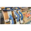 Image 2 : GROUP OF TILE SETTING ITEMS - 5 SUPERIOR BILT OFF SET GROUT FLOATS. 4 BOXES GROUT GLOVES