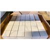 Image 3 : 5 BOXES OF 2 X 2 IBIANCHI MATT CARARA MESH MOUNTED MOSAIC 6634 - 10 PCS PER BOX