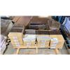 Image 2 : PICKET FRAME MOONSTONE 3" X 9" HEMATITE TILE - APPROX. 26 BOXES/15 PCS. PER BOX