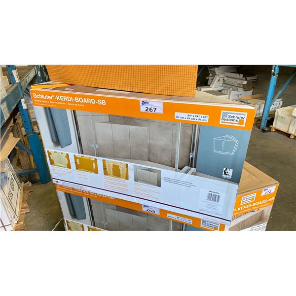 SCHLUTER-KERDI-BOARD-SB KBSB610TA 24" X 24" X 20" SHOWER BENCH