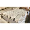 Image 2 : PALLET OF MOSAIC TILES HX55195CE-WHITE 292.2X324MM PER SHEET, 10 SHEETS PER BOX APPROX 106 BOXES