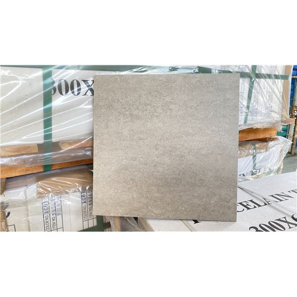 PALLET OF STARSTILE 300 X 300MM TILES, COLOUR AD01, 11 PIECES PER BOX, APPROX 56 BOXES