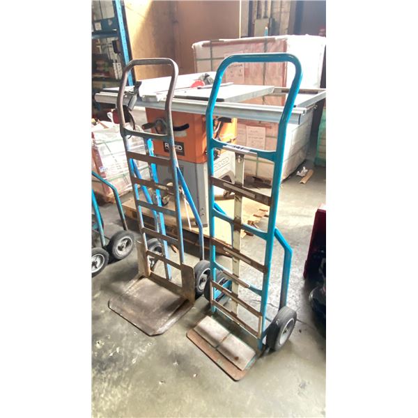PAIR OF BLUE HAND TRUCKS