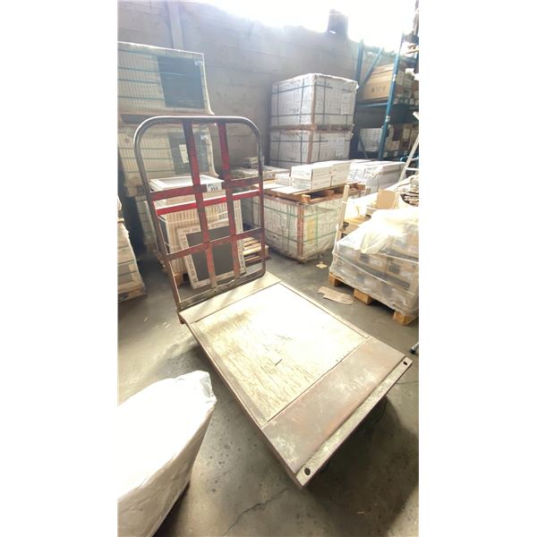 LARGE METAL CART DECK; 32X52"