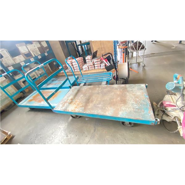 LARGE METAL CART DECK; 30X60"