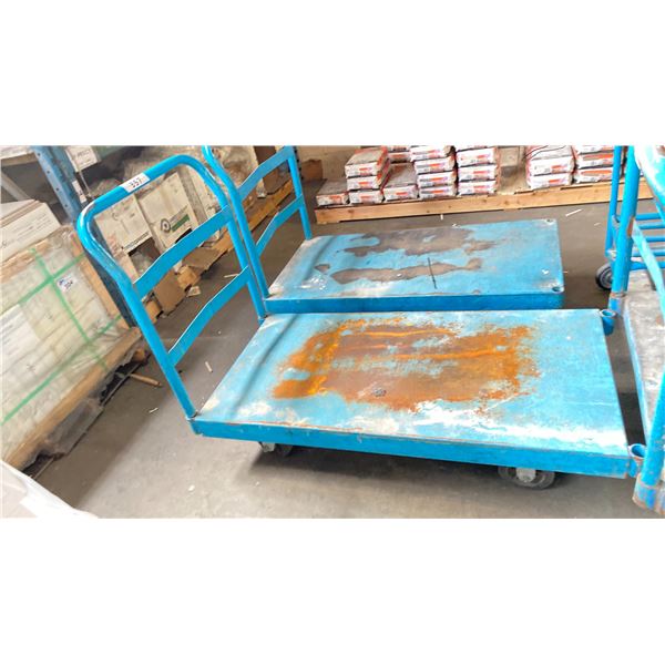 BLUE METAL CART DECK; 4' X 2'