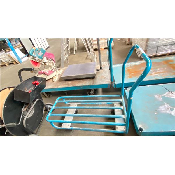 BLUE METAL CART DECK; 3' X 16"