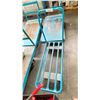 Image 2 : BLUE METAL CART DECK; 3' X 16"
