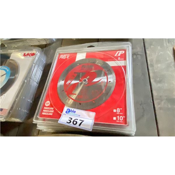6 IP PRO-V 8" PORCELAIN TILE BLADES
