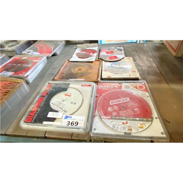 ASSORTED TILE SAW BLADES