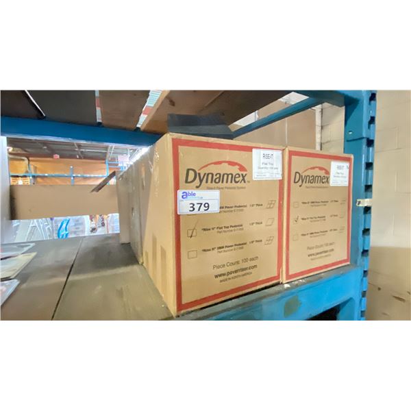 6 BOXES OF DYNAMEX RISE IT 1/2" FLAT TOP PEDESTALS