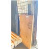 Image 1 : METAL AND WOOD COMMERCIAL SHELVING UNIT
