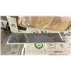 Image 2 : PALLET OF NOVABELL FUS225 BRICK ANTRACITE 6CM X 25 CM ITALIAN TILE - 50 PCS PER BOX APPROX. 60