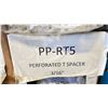Image 8 : SHELF OF ASSORTED SIZE PERFORATED T SPACERS
