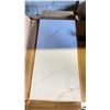 Image 2 : PALLET OF 12" X 24" IBIANCHI POLISHED CARARA SDX6634P TILE - 8 PCS PER BOX APPROX. 8 BOXES