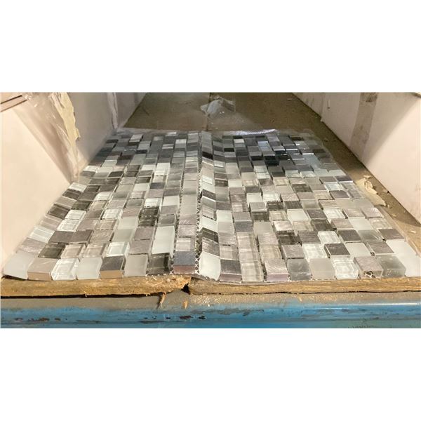 4 BOXES OF 12X12" MOSAIC TILES IN ARV-MET1SIL 11 SHEETS PER BOX