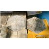 Image 2 : PALLET OF 24X27.7CM HEXAGON SHAPED TILES IN BROADWAY, 18 PER BOX, APPROX 7 BOXES