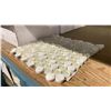 Image 2 : APPROX 12 BOXES OF 12X12" MOSAIC TILES IN TONDO PENNY ROUND WHITE, 11 SHEETS PER BOX