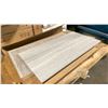 Image 2 : APPROX 12 BOXES OF KITO 30X60CM TILES IN PERSPECTIVE WHITE30, 9 PIECES PER BOX