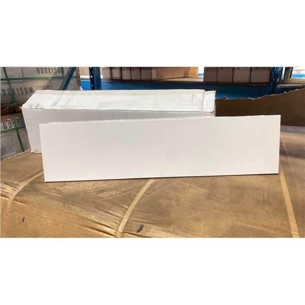 PALLET OF STARSTILE 600X150MM TILE IN MTC-624-WHMATTE, 16 PIECES PER BOX, APPROX 48 BOXES
