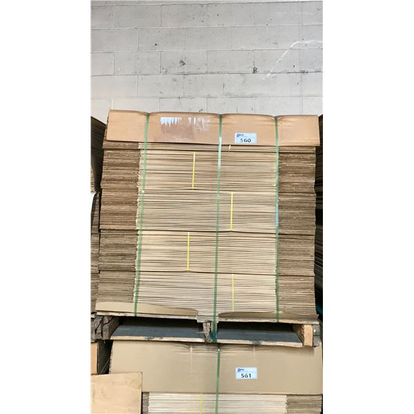 PALLET OF SHIPPING BOXES 2 X 1 X 2'