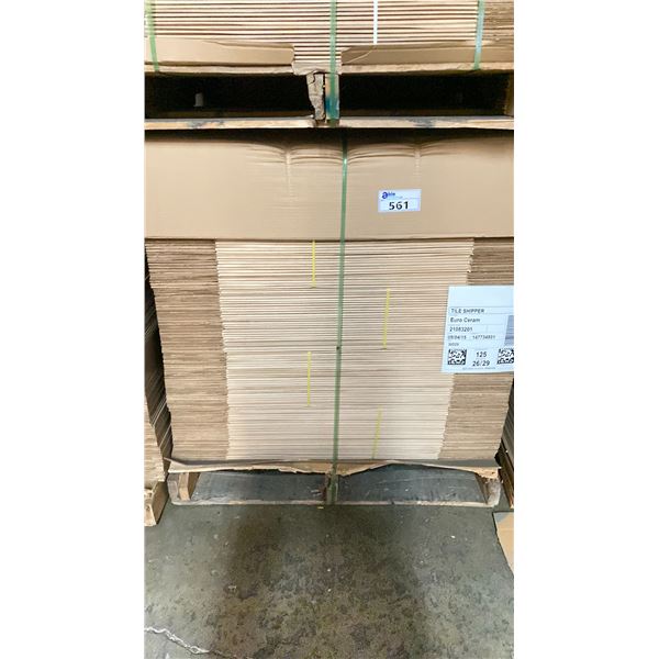 PALLET OF SHIPPING BOXES 2 X 1 X 2'