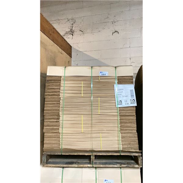 PALLET OF SHIPPING BOXES 2 X 1 X 2'