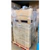 Image 3 : PALLET OF WHITE SHELL SOAP DISHES; 24 PIECES PER BOX, APPROX 24 BOXES