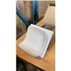 Image 2 : PALLET OF WHITE SCOOP SOAP DISHES; 27 PIECES PER BOX, APPROX 28 BOXES