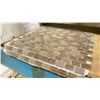 Image 2 : 15 BOXES OF 12X12" MOSAIC TILE IN ARV-KEN1253-BRN 11 SHEETS PER BOX